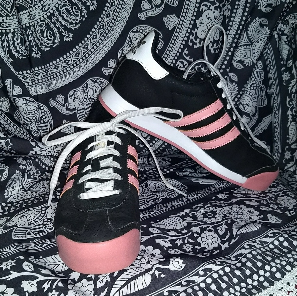 Pink/Black Adidas Samoa's